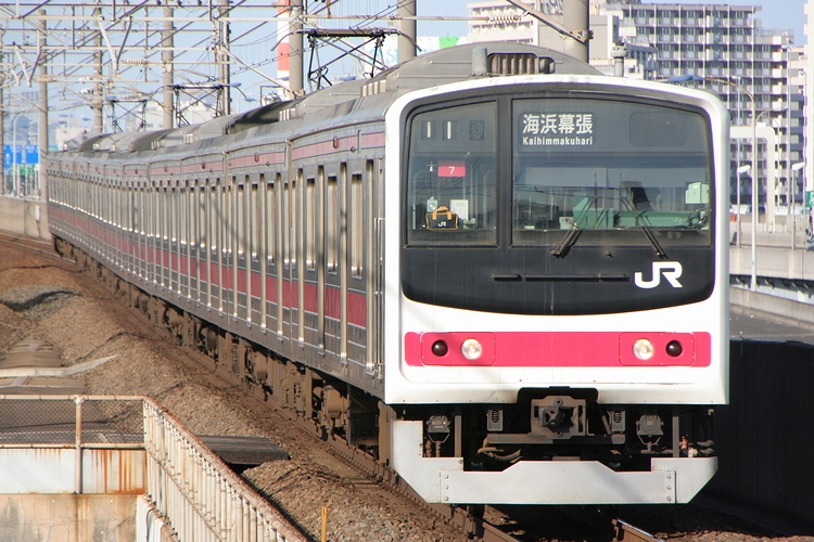 安全側線＞鉄道写真＞JR東日本＞205系京葉線FRP前面車